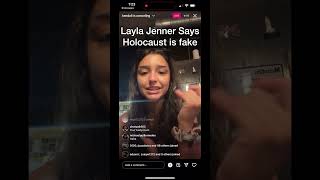 Layla Jenner Says Holocaust is fake.. #whateverpodcast