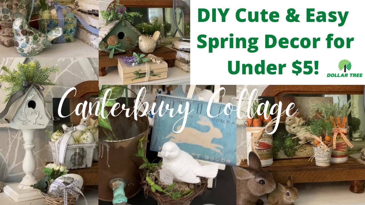 DIY Spring and Easter Decor for Under $5 