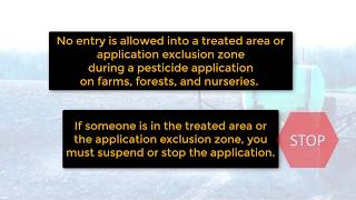 Pesticide Application Exclusion Zone (AEZ)