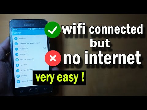 naka connect sa wifi pero walang internet, paano ayusin SAMSUNG GALAXY GRAND PRIME SM-G530H
