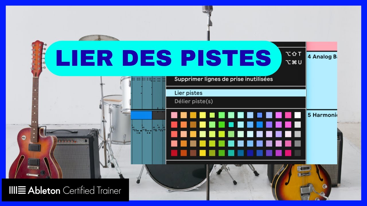 Ableton Live 12 : Lier des pistes dans l’Arrangement