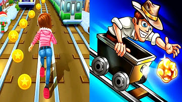 Subway Princess Runner V/S Rail Rush - BEST RAIL RACE!!! Android/iOS Gameplay HD