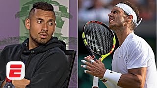 Nick Kyrgios admits he wanted to hit Rafael Nadal ‘square in the chest’ | 2019 Wimbledon Presser