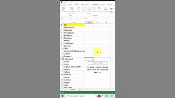 Take Multiple Sheet in Excel with Pivot Table