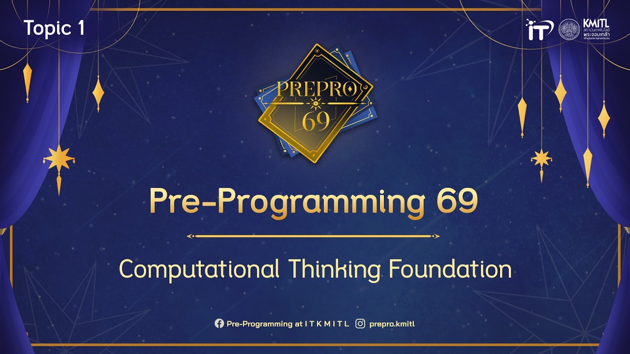 Day 02 Topic 1 Computational Thinking Foundation - YouTube