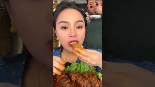 ASMR CHINESE FOOD MUKANG EATING SHOW #36 #shorts