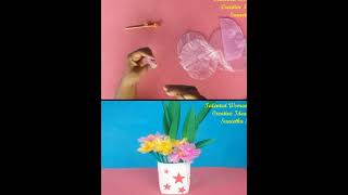 recycling craft  and plastic cover craft