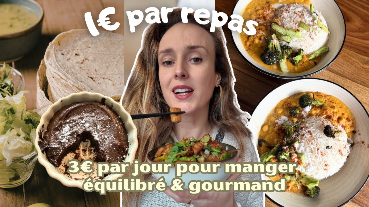 Manger pour 3€ par jour | 1€ PAR REPAS | Jour 6