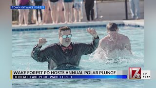 Wake Forest Police hold annual Polar Plunge