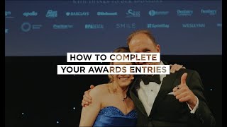 We’ve changed our awards entry process... have you noticed?