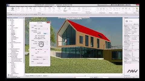 REVIT KIẾN TRÚC NÂNG CAO - 4.12 Thiết lập thông số Render ngoại thất