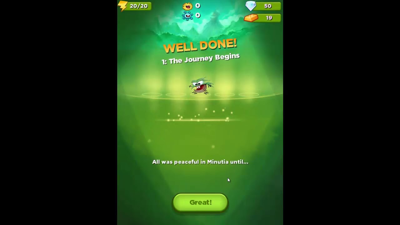 Best Fiends level 1   Walkthrough   No Booster