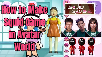 How to Make SQUID GAME ⭕️🔲🔺 Characters in AVATAR WORLD Tutorial!