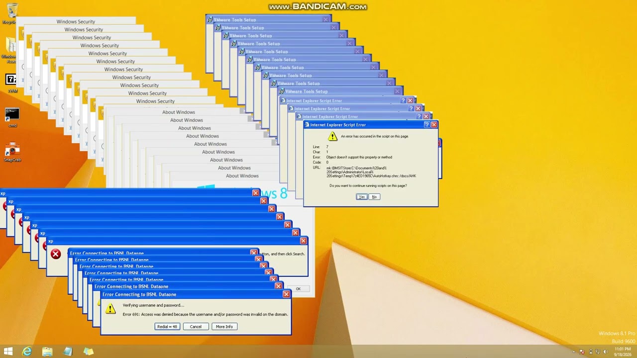 Windows 8.1 XP And Windows 7 Crazy Error - YouTube Windows 8.1 XP And Windows 7 Crazy Error - YouTube