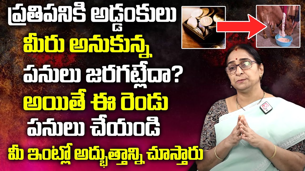 Ramaa Raavi మీరు అనుకున్న పనులు జరగట్లేదా? అయితే ఈ రెండు పనులు చేయండి | Kalisi Ravadam Ledu | SumaTV