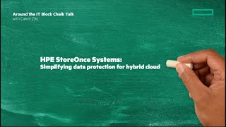 HPE StoreOnce - simplifying data protection | Chalk Talk