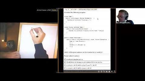 Java 8 OCA (1Z0-808) - Java Inheritance (Enthuware sample questions)
