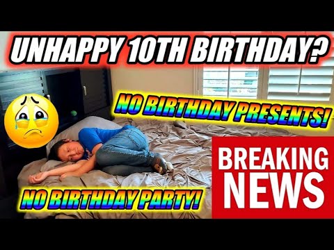 WORST BIRTHDAY EVER!? WE DIDNT GET ETHAN ANY PRESENTS FOR HIS BIRTHDAY! NO PARTY! VERY SAD!?