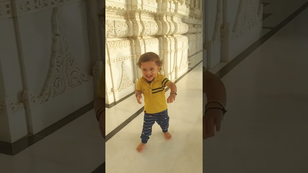 Baby Playing #baby #nature #temple #walking #dance #toys #play #smile