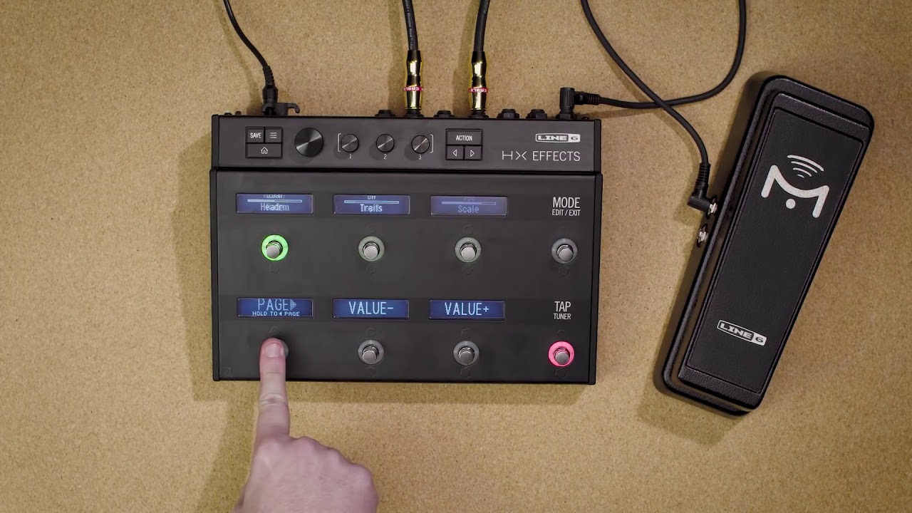 HX Effects Pedal Edit Mode YouTube
