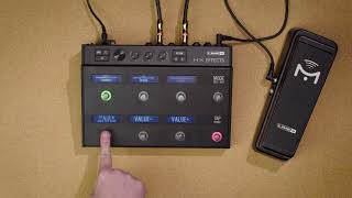 HX Effects Pedal Edit Mode