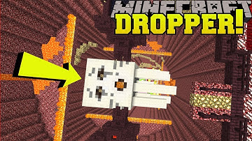Minecraft: DROPPING ONTO A GIANT GHAST!!! - KING OF THE DROPPER - Custom Map [1]