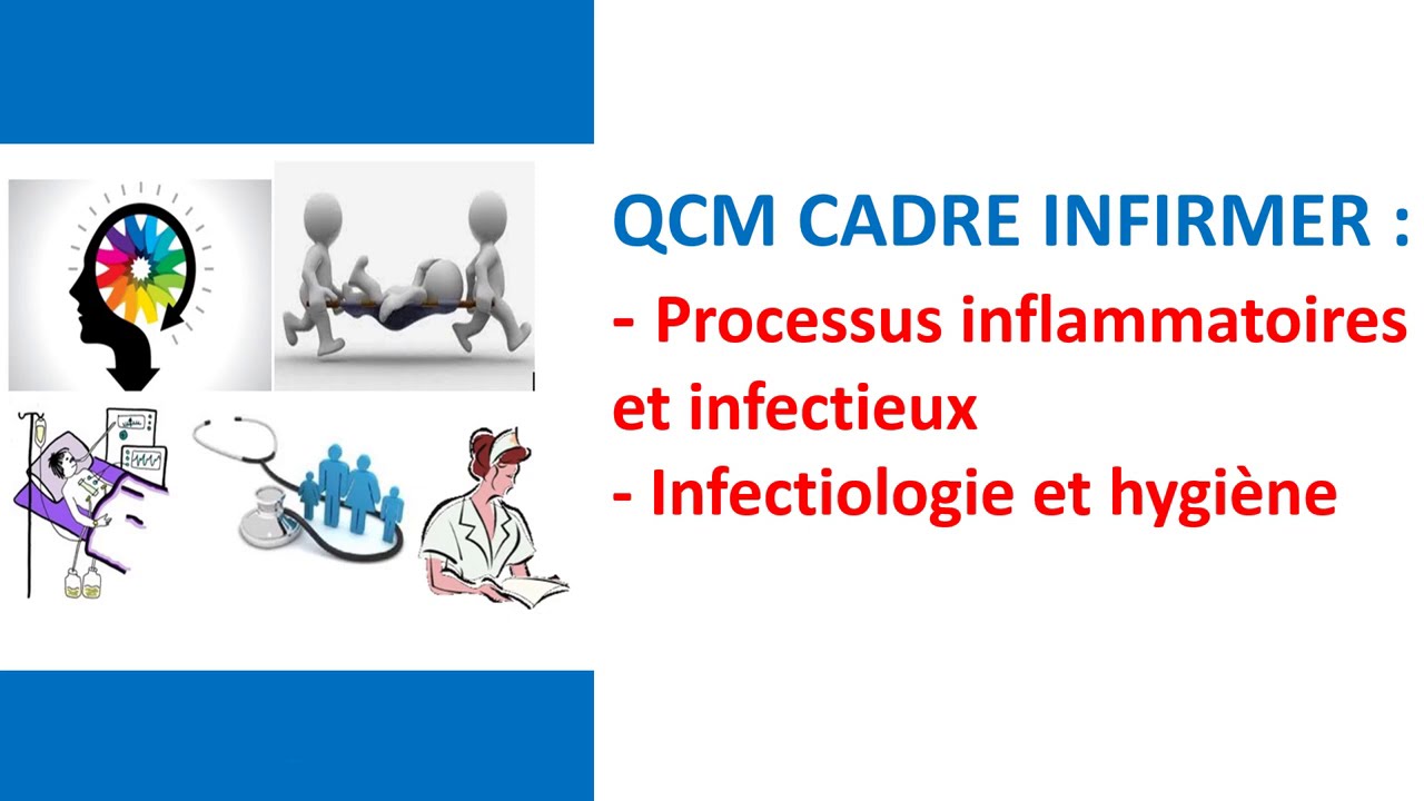 QCM Révision Cadre infirmier :  Processus inflammatoires et infectieux, Infectiologie et hygiène