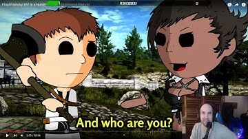 Final Fantasy XIV In a Nutshell! Part 1 (Animated Parody) Treyeangowls Reacts