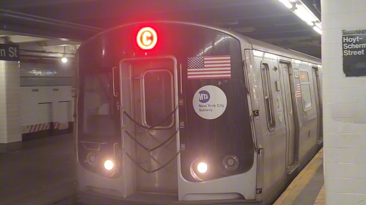 C train Ride from Hoyt Schermerhorn Street to Utica Avenue - YouTube