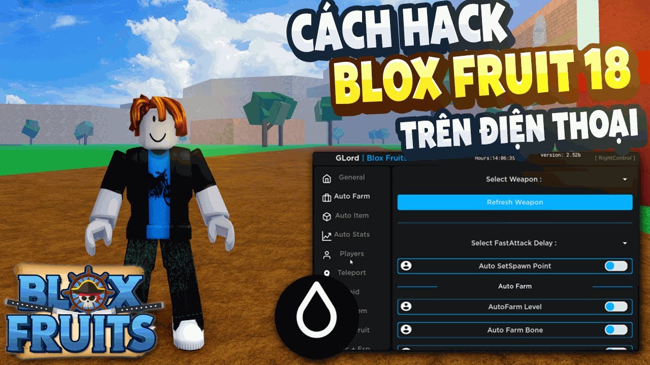 ROBLOX] blox fruit v18 script hack beli,auto farm chest,ko lag,không bị  kick trên điện thoại và PC - BiliBili