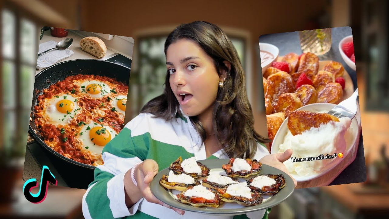 JE TESTE DES RECETTES TIK TOK VÉGÉ