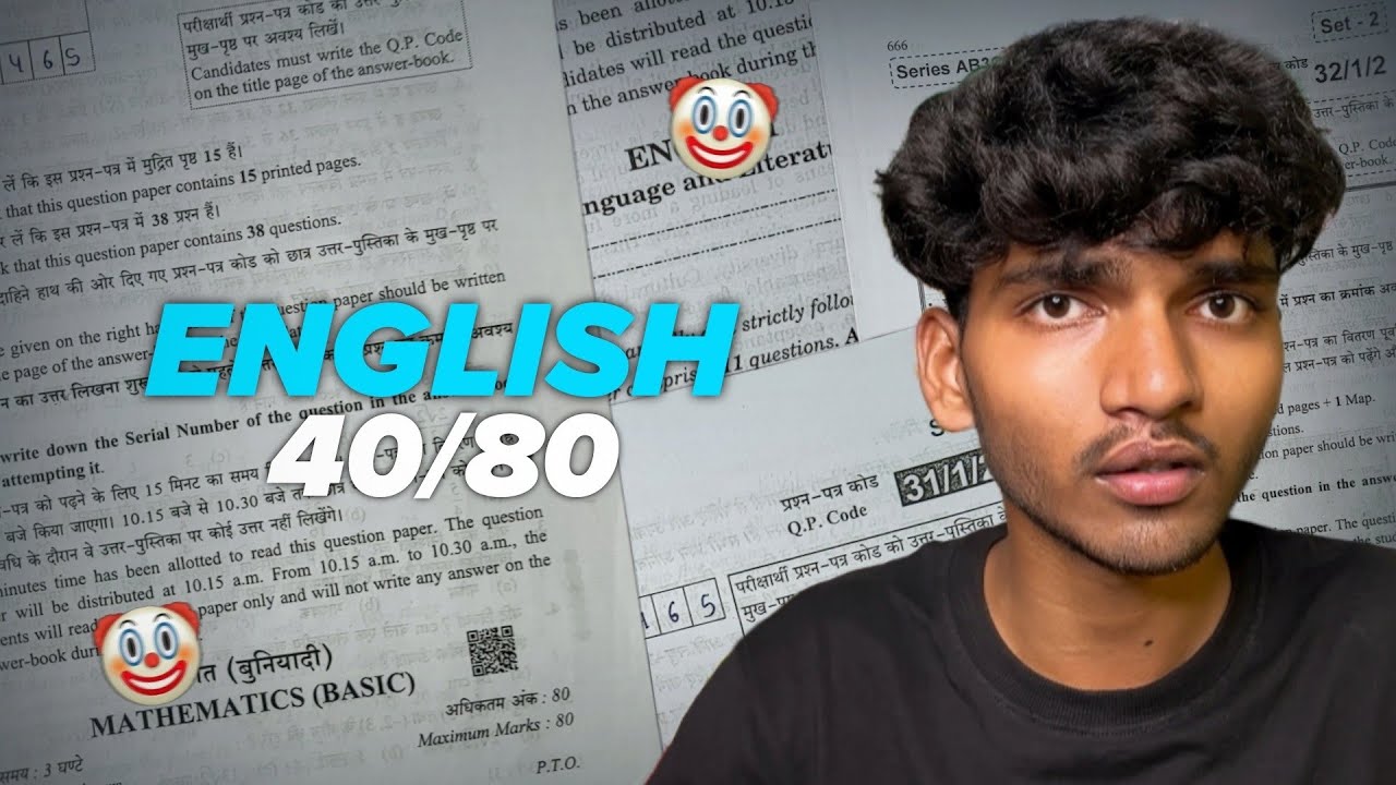 Why I Scored Only 40/80 🤡 in English board exam 📝 | *Avoid these Mistakes* | Class 10