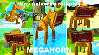 How to get MEGAHORN BADGE and MEGAHORN MORPH in TINY UNIVERSE ROLEPLAY MEGAHORN   ROBLOX !