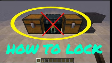 How to lock chest in minecraft 1.9