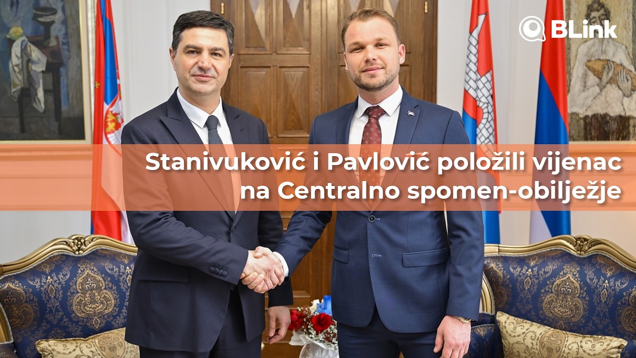 Stanivuković i Pavlović položili vijenac na Centralno spomen-obilježje | Blink