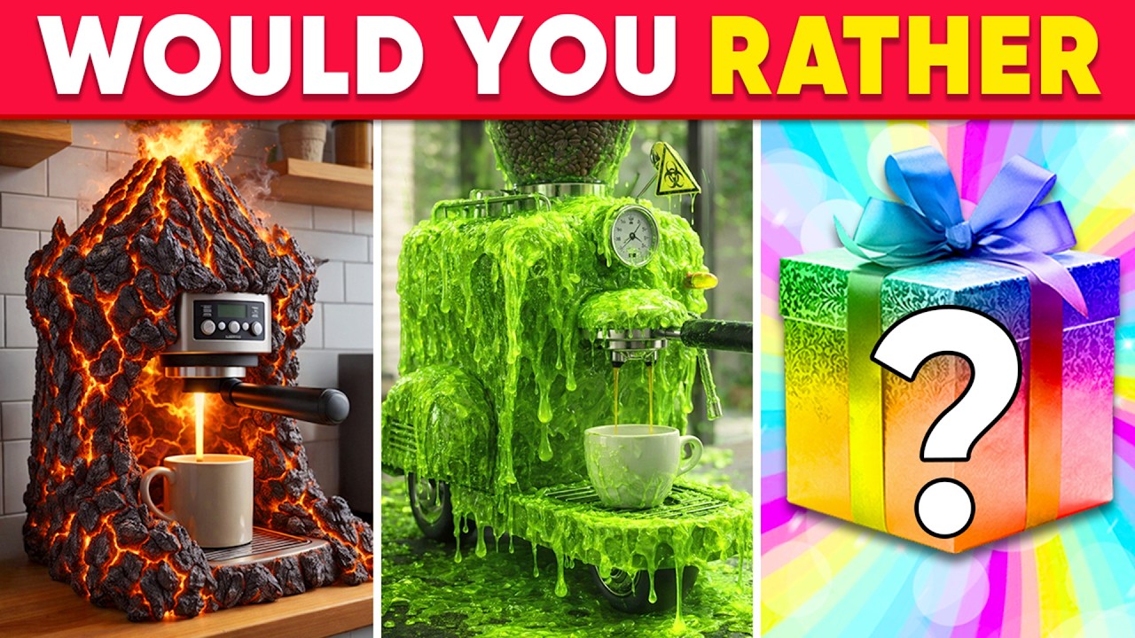 Would You Rather...? MYSTERY Gift Edition 🌋😨🎁 HARDEST Choices Ever!