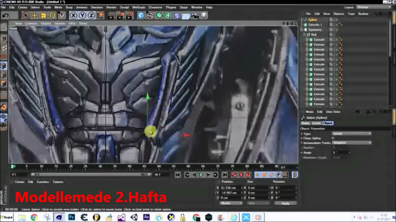 Cinema4D Transformers optimus prime