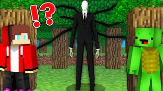 Scary SLENDER MAN Catch JJ and MIKEY in Minecraft Challenge - Maizen @maizenofficial