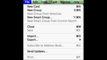 Mac - How to Create Contact Group in Address Book HD