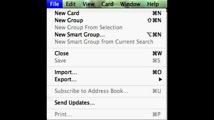 Mac - How to Create Contact Group in Address Book HD