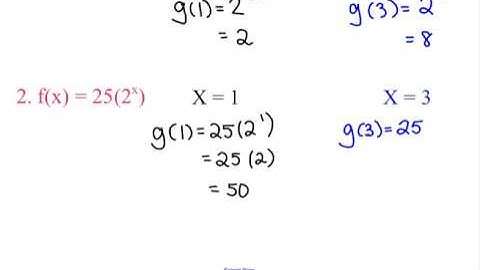 Evaluate an Exponential function