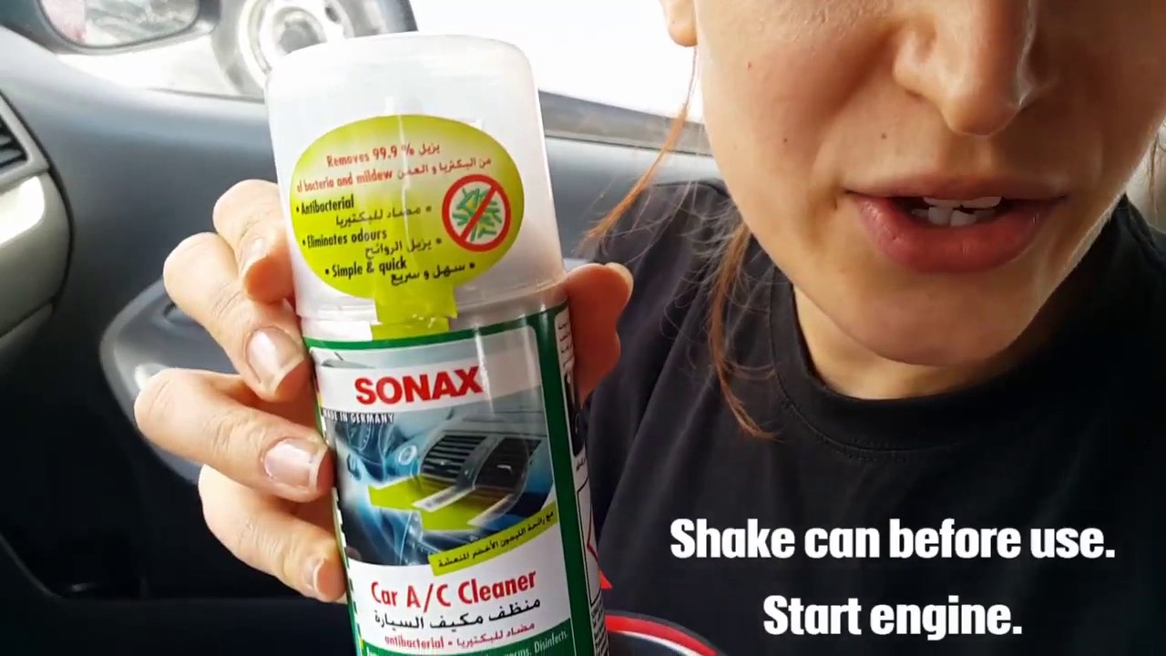 How to use Sonax A/C Cleaner? 