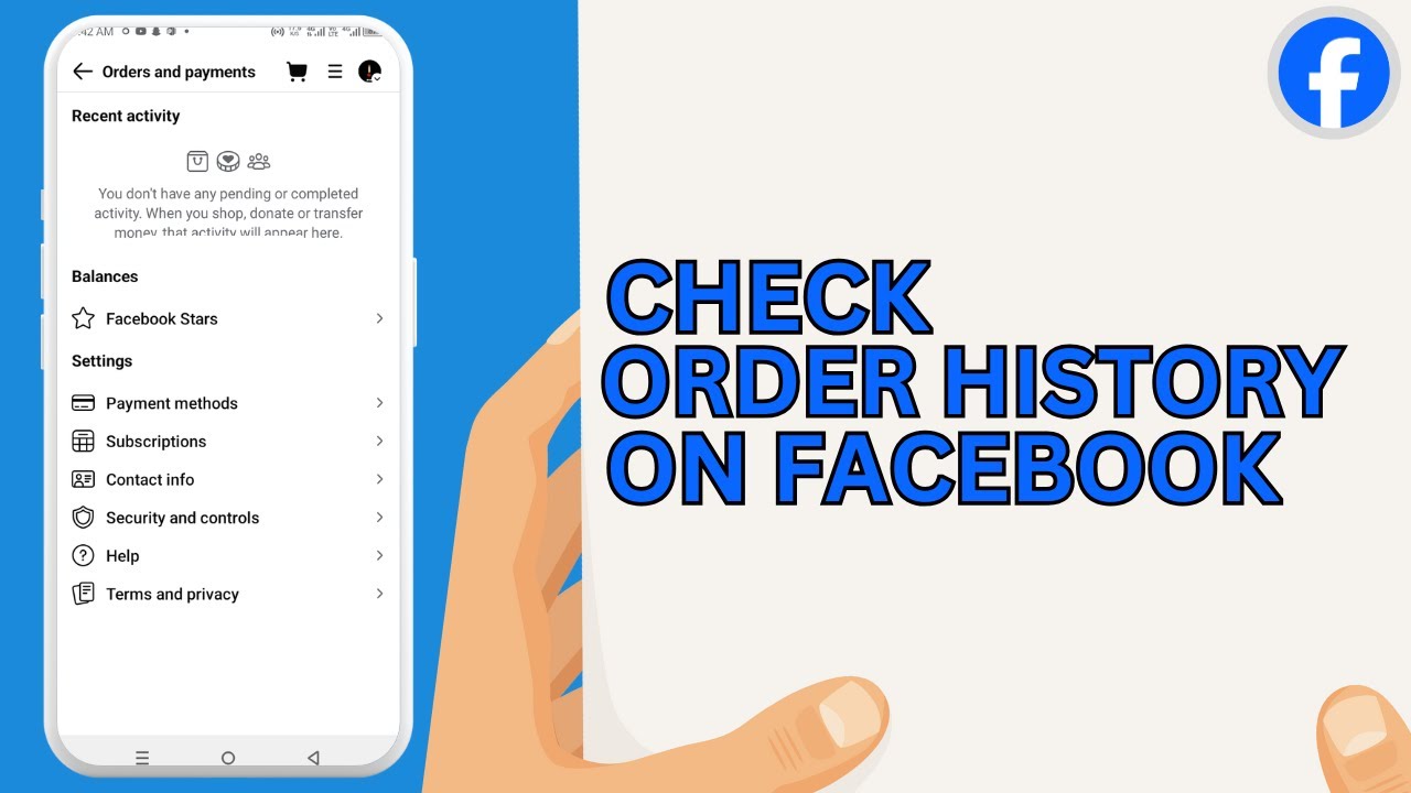 How to Check Order History On Facebook (2024) - YouTube