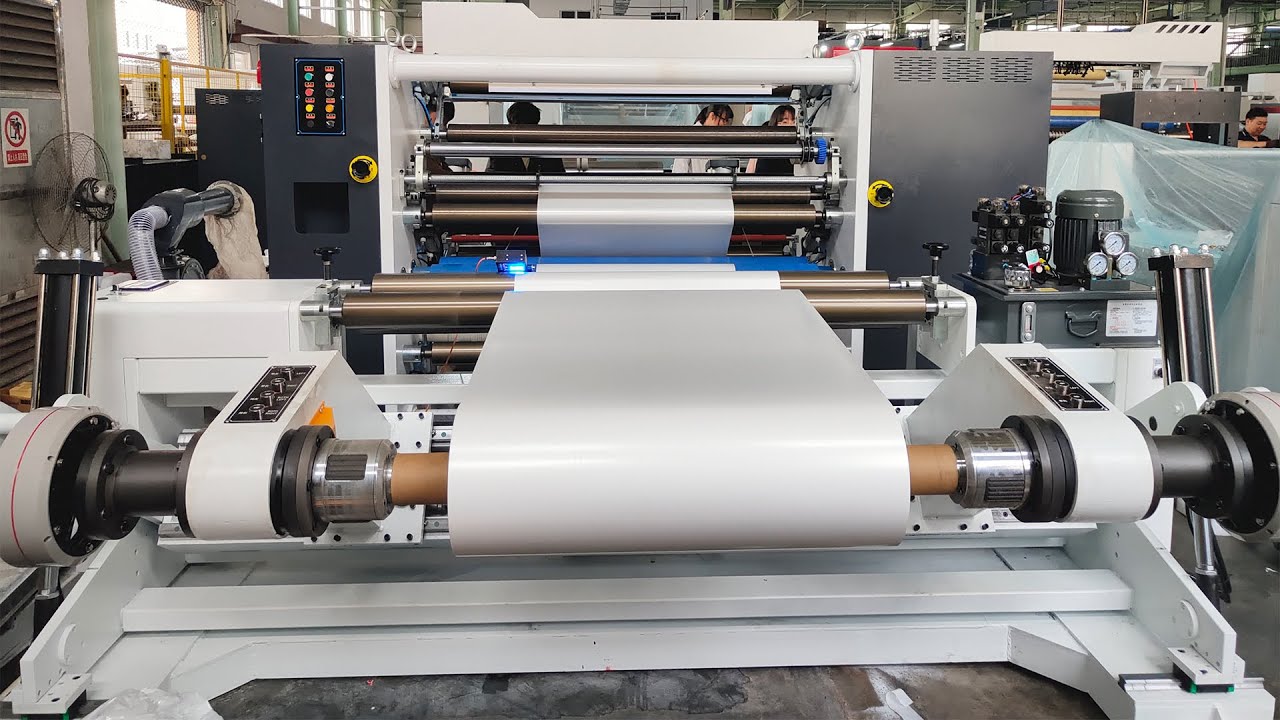 Coated BOPP PVC Film Slitter Rewinder Machine for Food Packaging Bag Lining