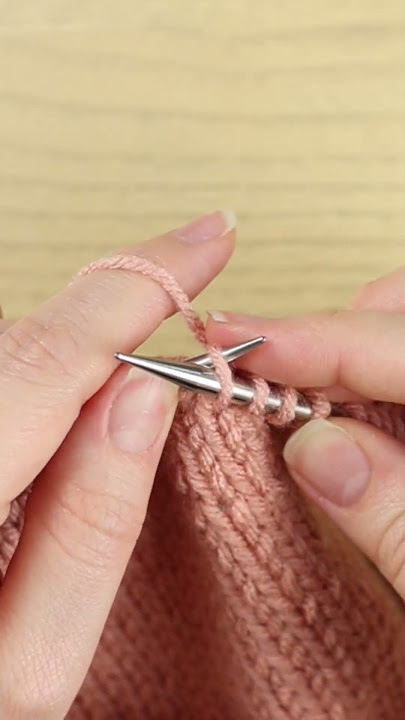 Cable 4 Front (C4F) without a Cable Needle (No CN) - How to Knit