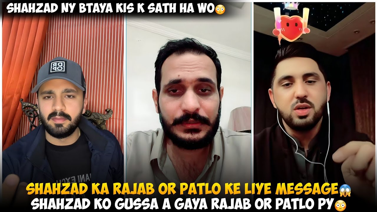 Shahzad Bhatti Ka Rajab Or Patlo Ke Liye Message | Shahzad Ny Btaya wo Kis Sath Ha Rajab Ye Patlo