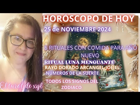 HORÓSCOPO DE HOY 25 DE NOVIEMBRE 2024 SIGNO POR SIGNO - YouTube