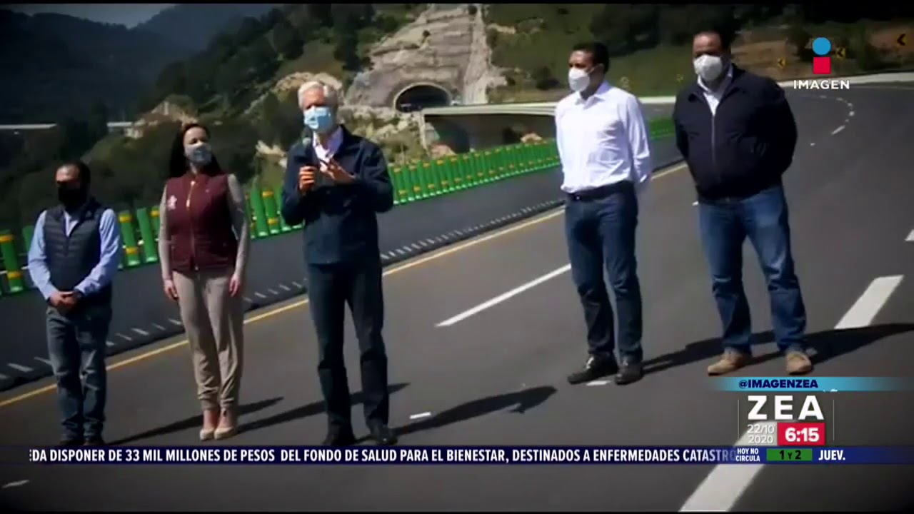 Alfredo del Mazo inaugura la autopista TolucaNaucalpan Noticias con