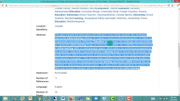 Using GALILEO to find scholarly articles