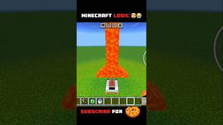 Minecraft logic 💀 #minecraft #shorts